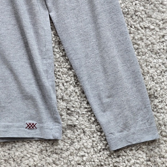 Rhone Shirt Mens Medium Gray Long Sleeve Element Pullover Workout Running‎ Gym - Picture 2 of 11